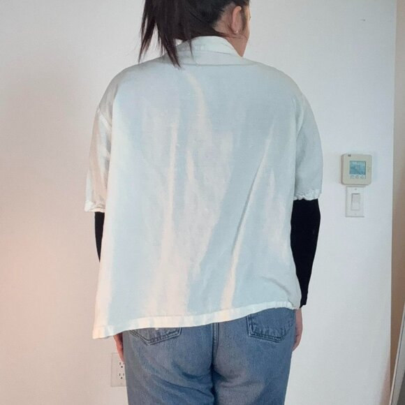 Uniqlo - Linen Cream Button Up (Size XL) - Picture 4 of 5